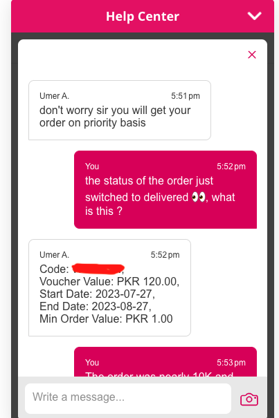 mustafa_shykh's tweet photo. @foodpanda_pk what is wrong with you guys, u wanna buy me with 120 PKR 🤔 https://t.co/Bpl7z2B6fM