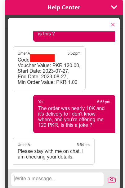 mustafa_shykh's tweet photo. @foodpanda_pk what is wrong with you guys, u wanna buy me with 120 PKR 🤔 https://t.co/Bpl7z2B6fM
