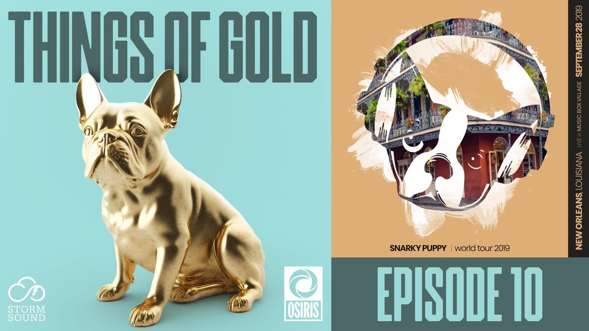 ThingsOfGoldPod's tweet photo. No guitar? 22-minute Binky? 20-minute Xavi?

9/28/19 may just be the most unique @RealSnarkyPuppy show ever…and we talk about it on today’s brand-new episode! Check it out now wherever you get your podcasts!

https://t.co/yjyljoMVQe https://t.co/St6BL0fdQU