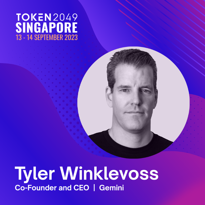 token2049's tweet photo. Meet @tyler (@Gemini), @CryptoHayes (@BitMEX), @nic_carter (@CastleIslandVC), @ercwl, and other pioneers in the crypto industry along with 10,000+ attendees on 13-14 September 2023 in Singapore.

Tickets: https://t.co/mgbtR9omea