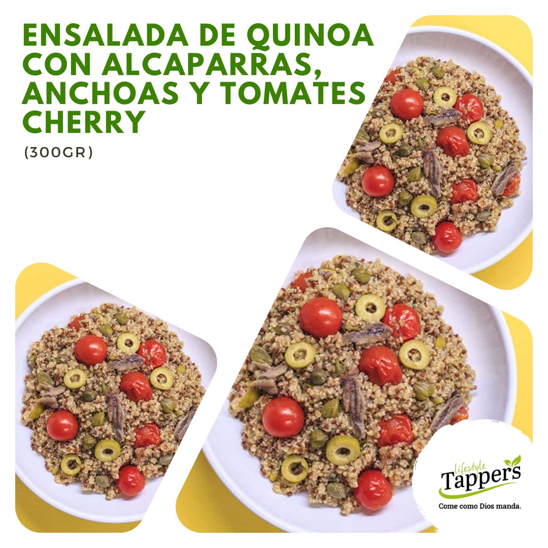 ENSALADAS FRESQUITAS PARA EL VERANO ☀️

👉Ensalada de quinoa con alcaparras, anchoas y tomates cherry

 ¡La opción ideal para comer variado en estos días de calor!
.
.
.
#Tappers #Ensaladas #verano #celiacosfelices #celiacosespaña #paraceliacos #aptoparaceliacos #libredegluten
