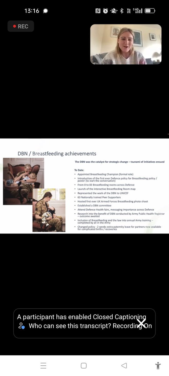 Very informative Webinar, especially as a non breastfeeding individual. Lots of work gone in and lots more to come, good to see traction in positive ways. 

#BeTheVillage #ABFN #informative #PositiveVibesOnly