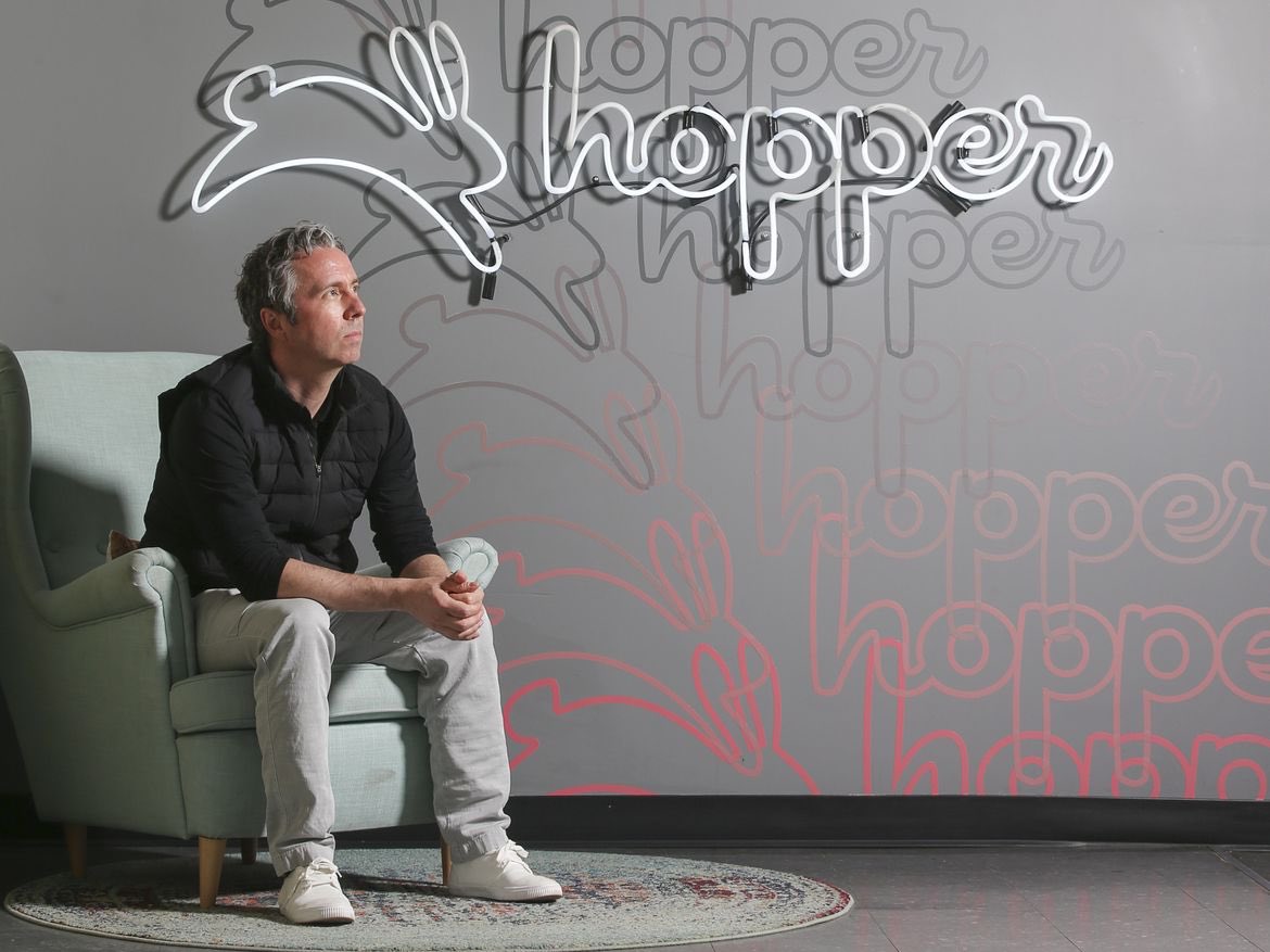 SeanSilcoff's tweet photo. Hopper soars as Montreal online travel company unveils first of a slew of global deals https://t.co/5af3VOIqKV https://t.co/6W5IdkOlO0