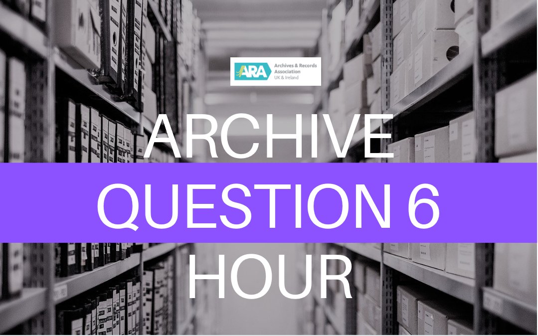 archivehour's tweet photo. Q6: We are having a change of face so to speak with the RMIG Committee, with vacancies opening up at our next AGM. Would you be interested in applying to join our Committee and get involved with our work?

(Reply to this tweet, start your tweet with Q6 &amp; use #ArchiveHour) https://t.co/EPHd4TgNwG