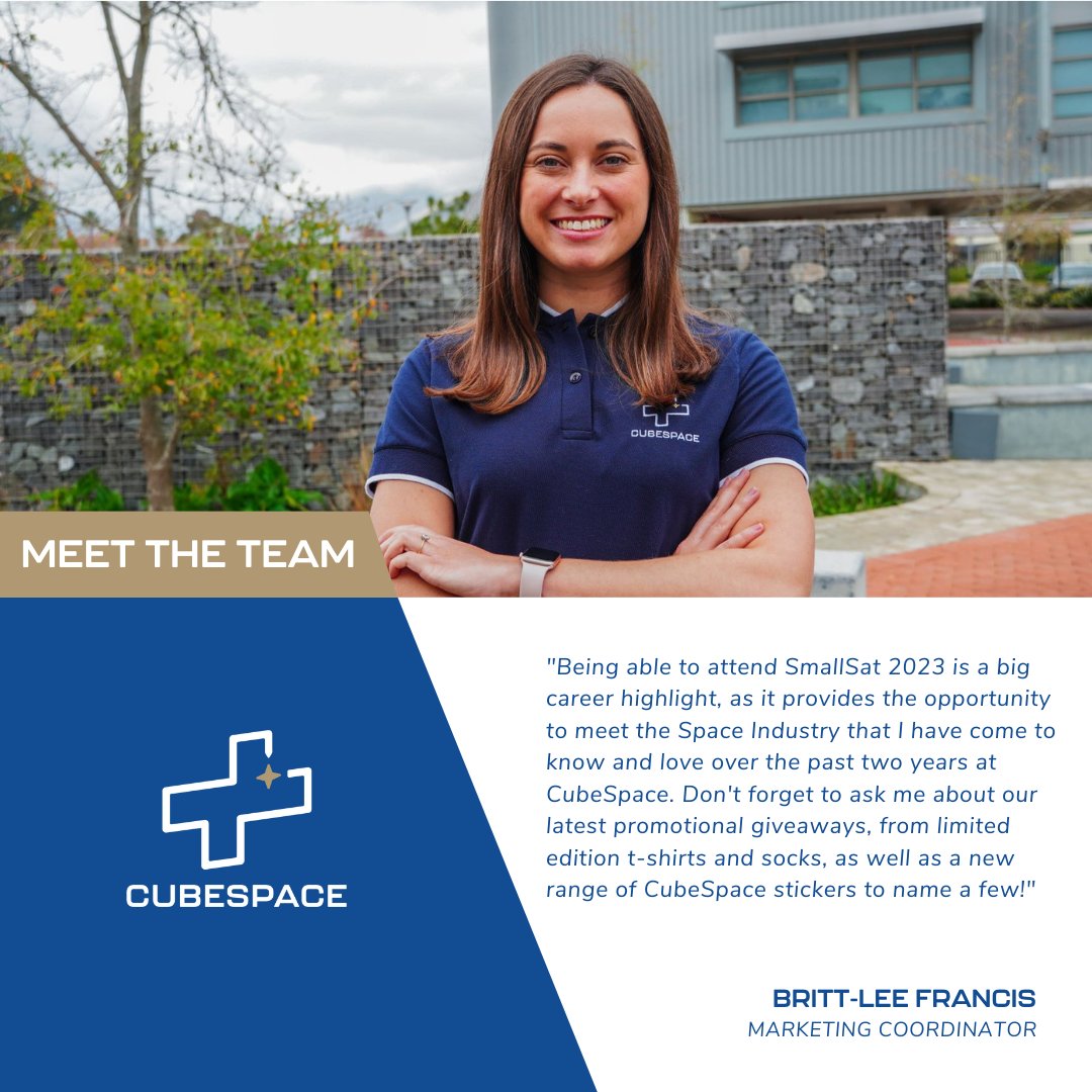 CubeSpace_ADCS's tweet image. Meet the exhibiting team:

#SmallSat2023 #CubeADCS