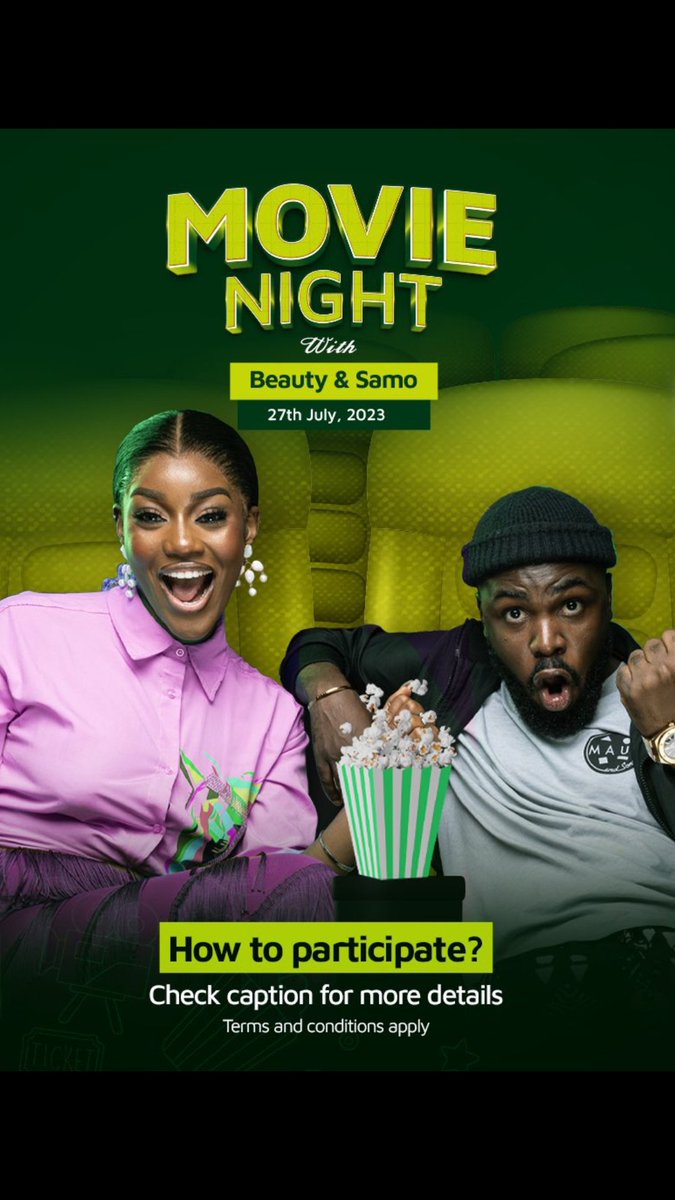 ngongfavour951's tweet photo. @Aduragbemi9_1 @OluwakemiG17986 MOVIE NIGHT WITH BEAUTY
BEAUTY X BEENAVY
#ITSTIME9JA
#9MOBILE
#BEAUTYTUKURA https://t.co/l1gSDvRmrZ