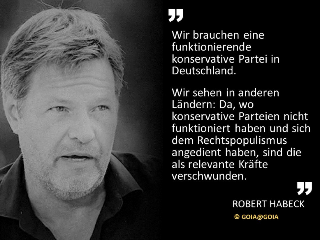 goia's tweet photo. Diese subtile Kritik von #Habeck an #Merz an seinem stramm rechten, populistischen Kurs ist einfach unschlagbar. https://t.co/MD0O7B1Zjz