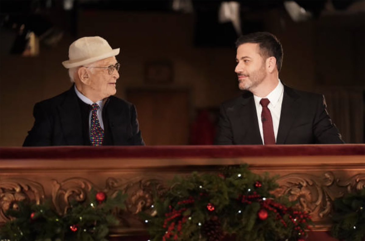 jimmykimmel's tweet photo. Happy second century to my hero and friend @TheNormanLear - to celebrate number 101, I had a freeway named after you https://t.co/0ODlq7byrn