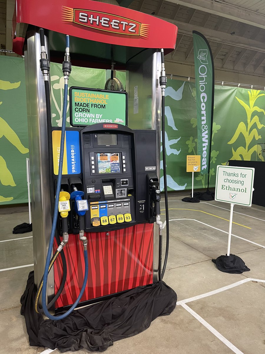 Proud to partner with @Sheetz at the 2023 @OhioStateFair . Informing fairgoers about the benefits of #ethanol blended fuel. Stop by and see us in the @Nationwide Ag and Hort Bldg!