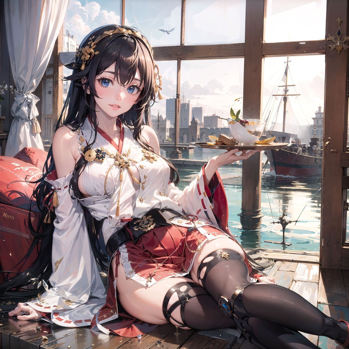 oo30059774's tweet photo. #AIイラスト #AIart #AIイラスト好きと繋がりたい #AI術師さんと繋がりたい #GhostNoteDelta #艦これ #榛名 https://t.co/H62lwlVUqT