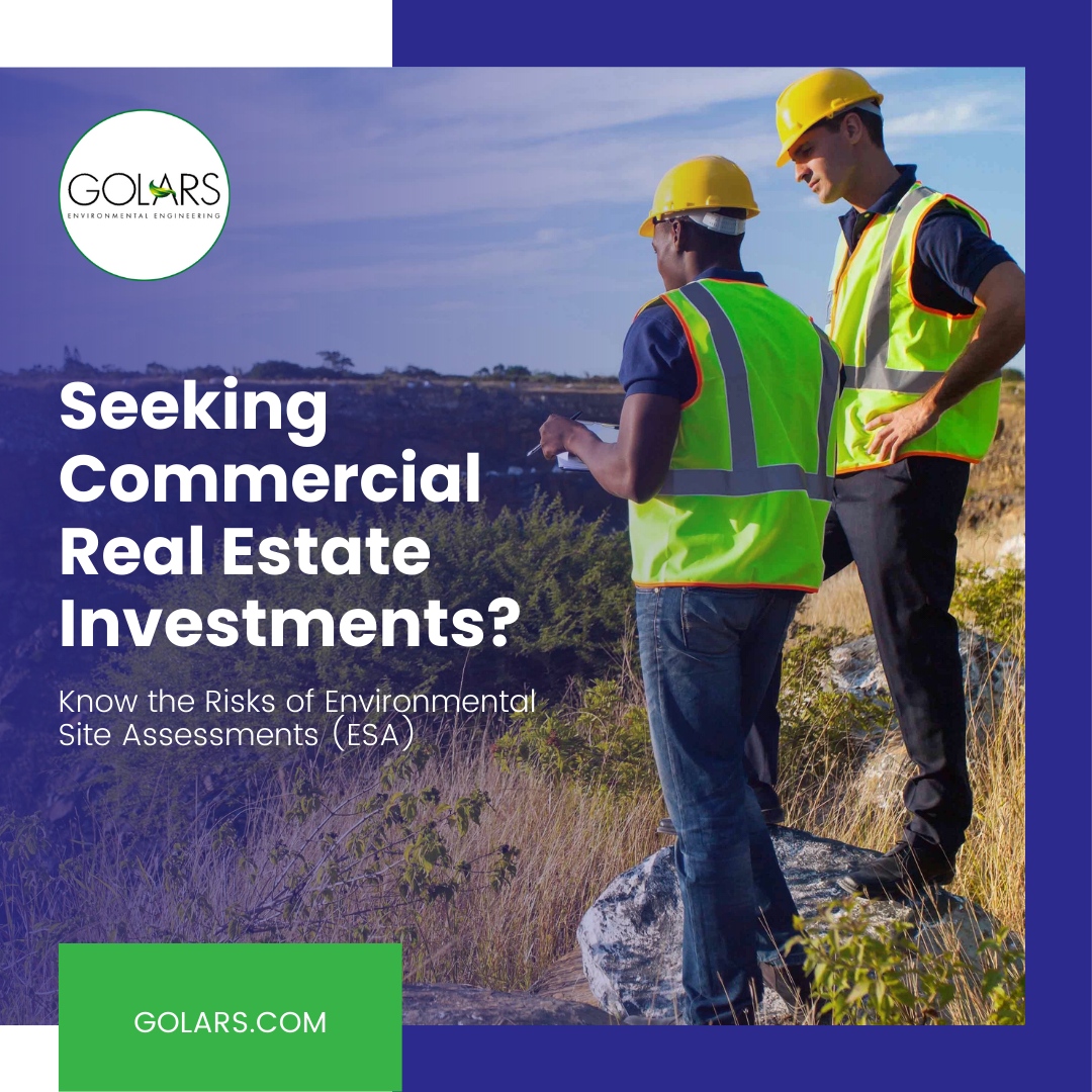 GOLARSLLC's tweet photo. As a commercial real estate investor, you're well aware that contamination can pose significant risks. Don't fret! We're here to guide you through the world of ESAs and remediation, ensuring a contamination-free property. 🛡️ https://t.co/fdAF0zNKEw