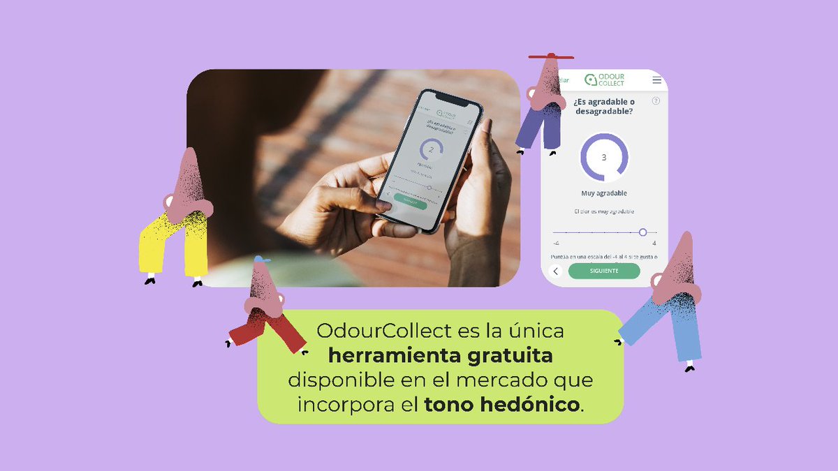Odourcollect's tweet photo. OdourCollect es la única herramienta gratuita disponible en el mercado que incorpora el tono hedónico, que permite indicar si un olor es agradable o desagradable 👃 https://t.co/h3EkBFVvmv
