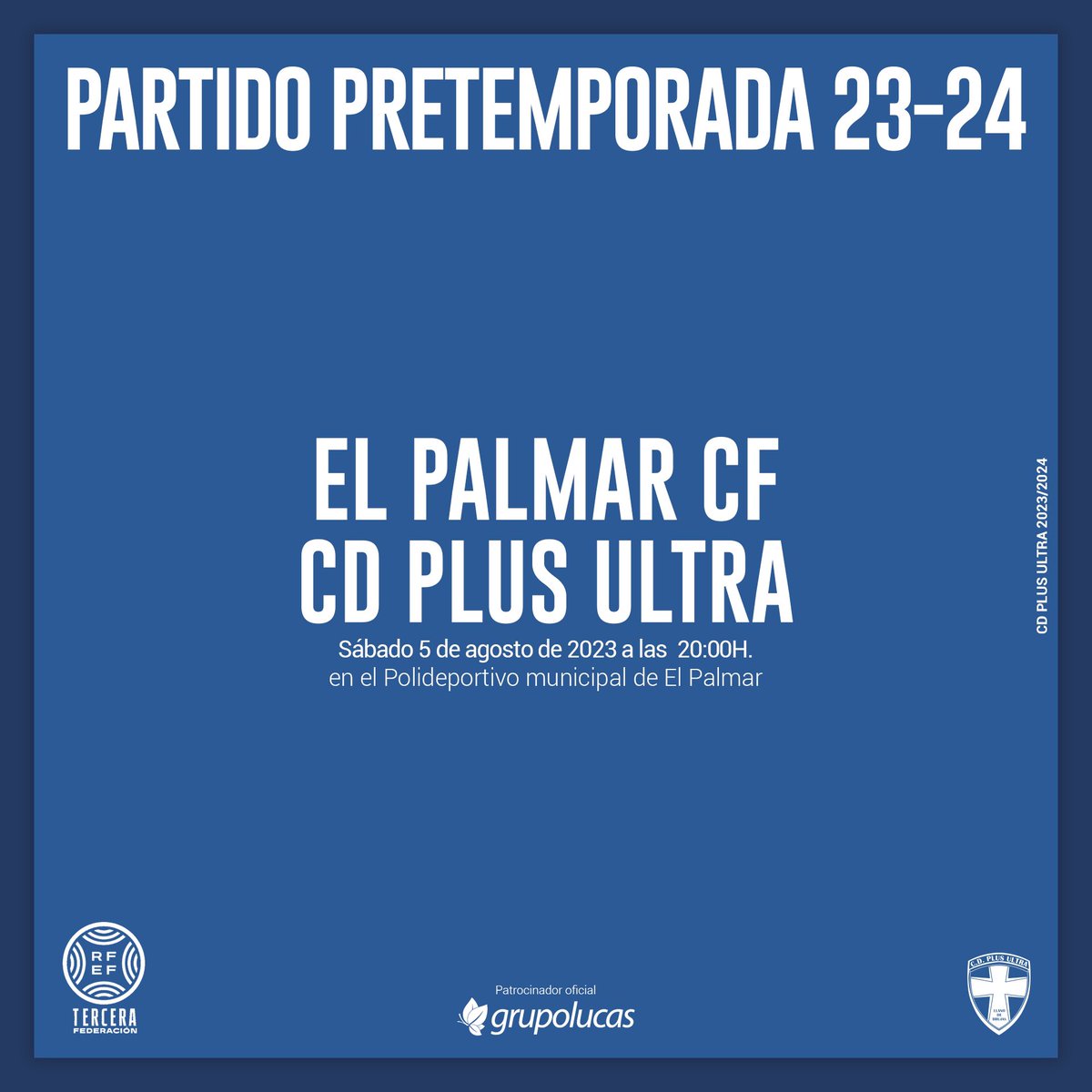 CDPlusUltra's tweet photo. ๐๐๐๐๐๐๐๐๐๐๐๐ | Primer partido โ
@EGelpalmar ๐ #CDPlusUltra
๐๏ธ Sรกbado 05.08.2023 a las 20:00H. en el Polideportivo municipal de El Palmar
๐ฃ๐ฟ๐ผ๐ป๐๐ผ ๐ฝ๐๐ฏ๐น๐ถ๐ฐ๐ฎ๐ฟ๐ฒ๐บ๐ผ๐ ๐ฒ๐น ๐ฟ๐ฒ๐๐๐ผ ๐ฑ๐ฒ ๐ฝ๐ฎ๐ฟ๐๐ถ๐ฑ๐ผ๐
#๐๐๐ฆ๐จ๐ฌ๐๐ฅ๐ฎ๐ฌ | #Pretemporada https://t.co/mtqHbTZWYL