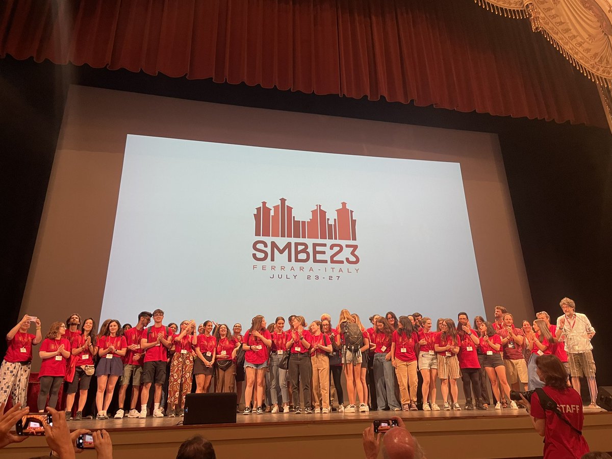 Thanks sooo much to the #SMBE2023 organizers and volunteers for putting together an amazing meeting in Ferrara! Can’t wait for #SMBE2024 in Mexico next year!