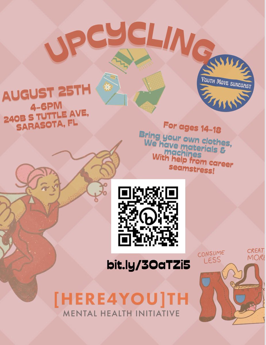 ymsuncoast's tweet photo. August events !!! #nami #youthMOVE #thrift #upcycle #backttoschool https://t.co/qotn7wMVZZ