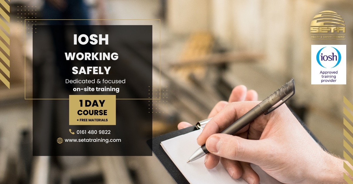 ✅IOSH Working Safely
Book now! setatraining.com/course/iosh-wo…
#IOSH #Manchester #Stockport