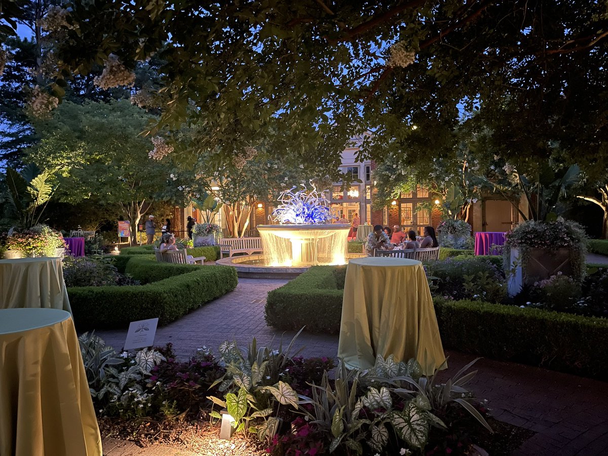 StudioPlusProd1's tweet photo. @GAFollowers The only mall that may have metal detectors is Lennox mall (cuz if you from here we all know why 🙃)

But I’ve never walked through another detector to get into the mall (only airport and stadiums).

This was the botanical gardens the other night:

Atlanta is a beautiful place. https://t.co/C1wNEyTYYR