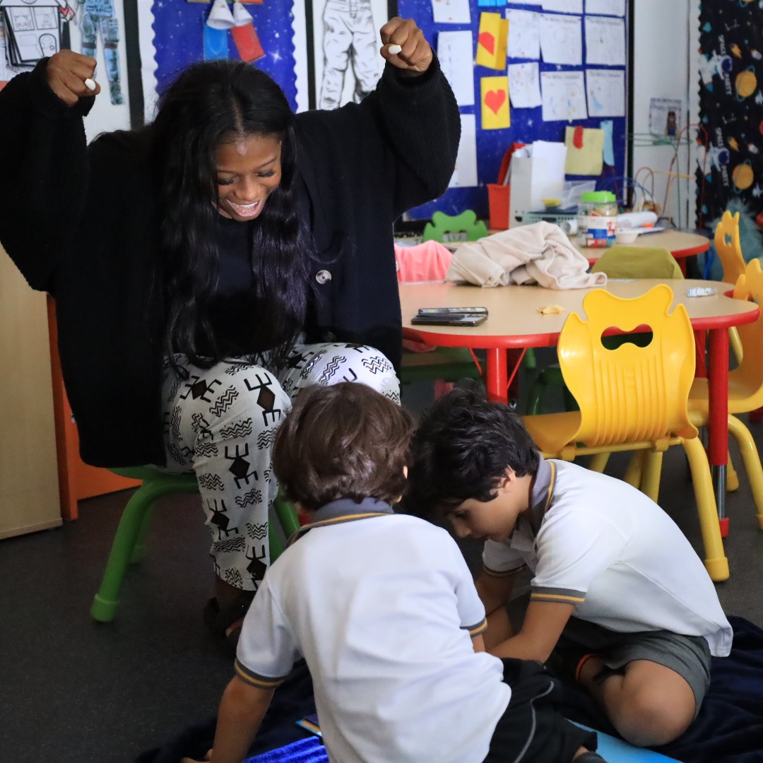 Reading under spotlight activity by Kindergarten Students with Miss Karis​.

#amersicaschool #dubaiamericanschools #americancurriculum #reading #readingactivities #مدارس_دبي #مدارس_أمريكية #منهاج_أمريكي