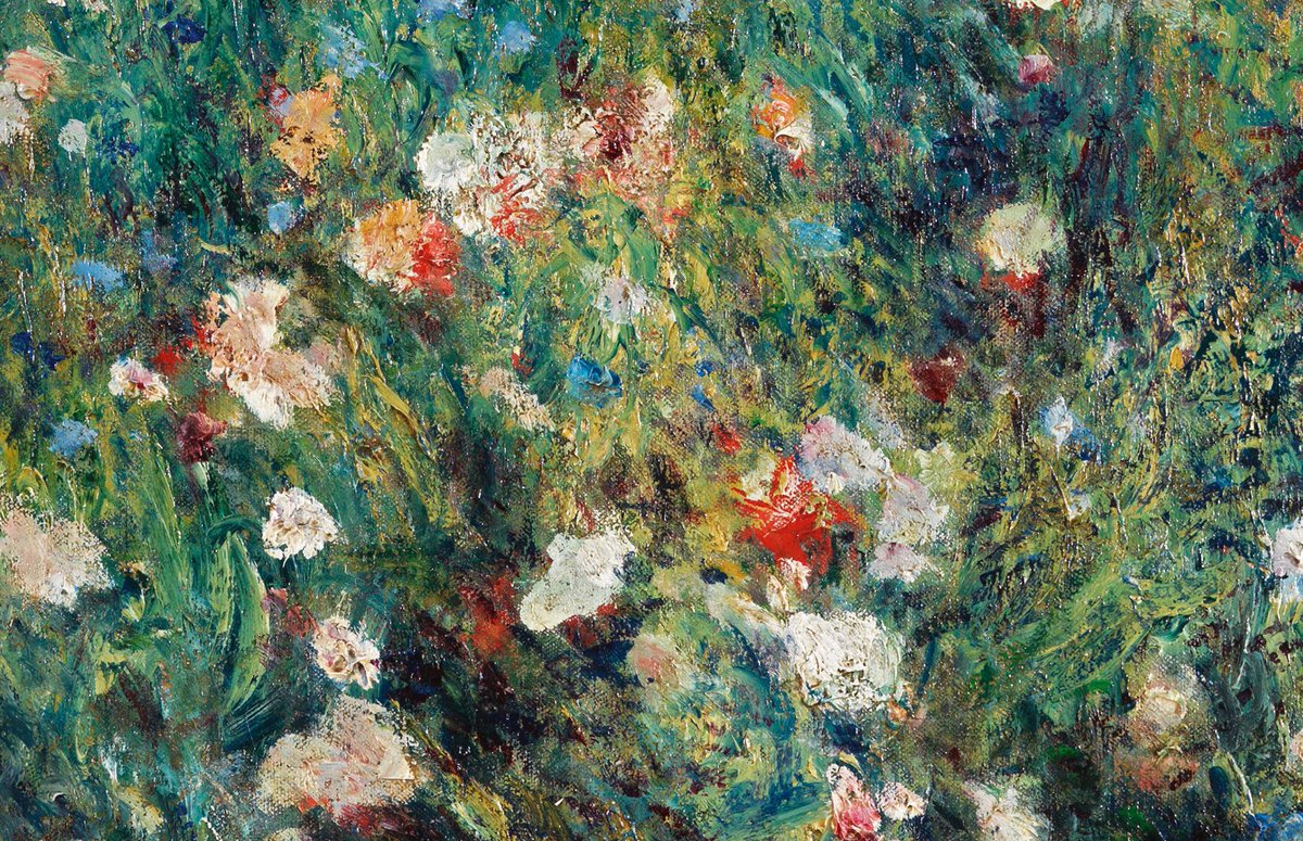 victoriamolcc's tweet photo. “Me gustan los cuadros que me dan ganas de pasearme por ellos”.

Esto decía Pierre-Auguste Renoir, y es que para él lo esencial estaba en los cinco sentidos. 

En esta obra, Renoir se encuadra por completo dentro del Impresionismo usando un precioso juego de colores y manchas. https://t.co/Btk4q53w2J