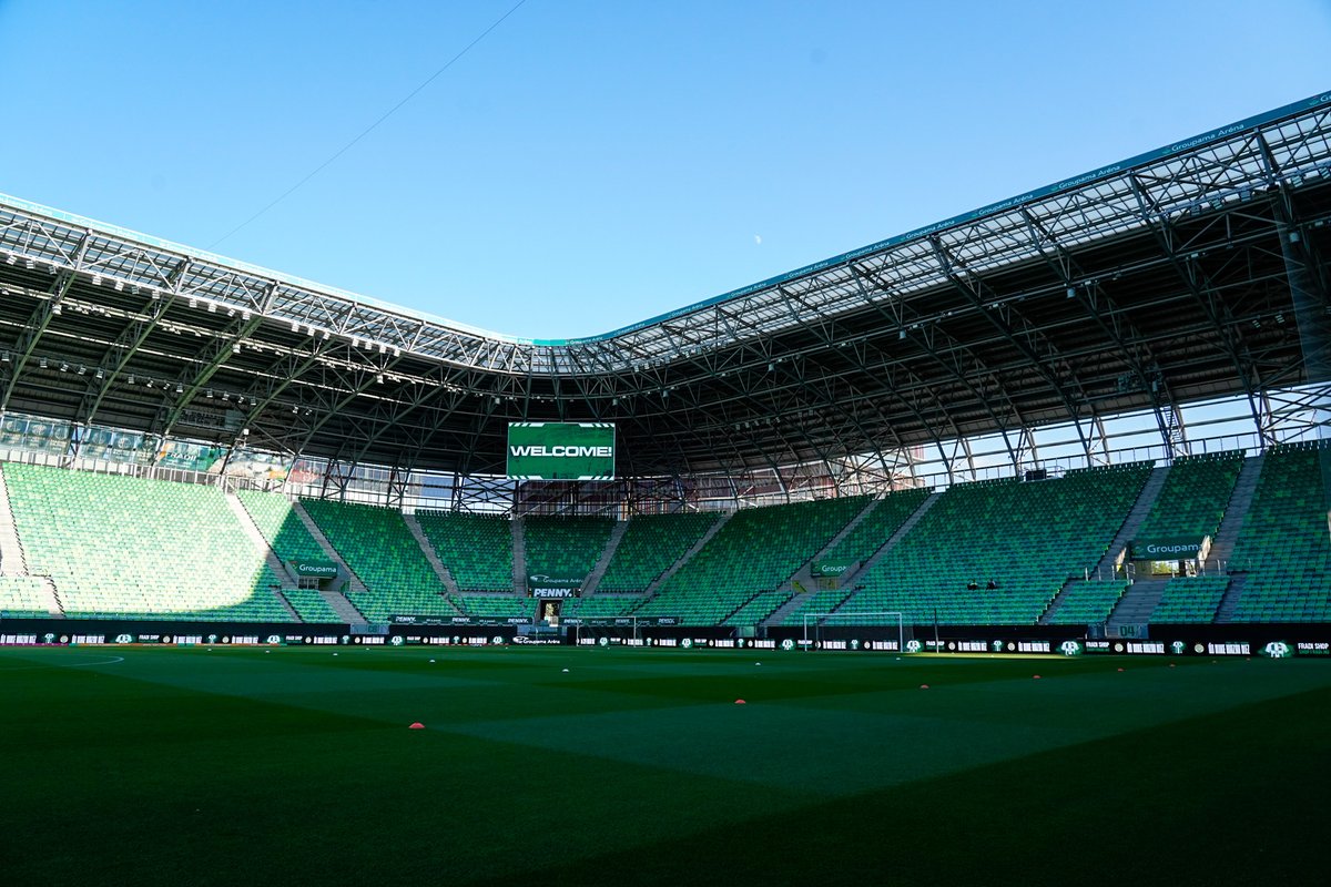 ShamrockRovers's tweet photo. This evening's venue 🏟️

📍 Groupama Aréna, Budapest 🇭🇺

#RoversInEurope https://t.co/eSDzuXWvZt