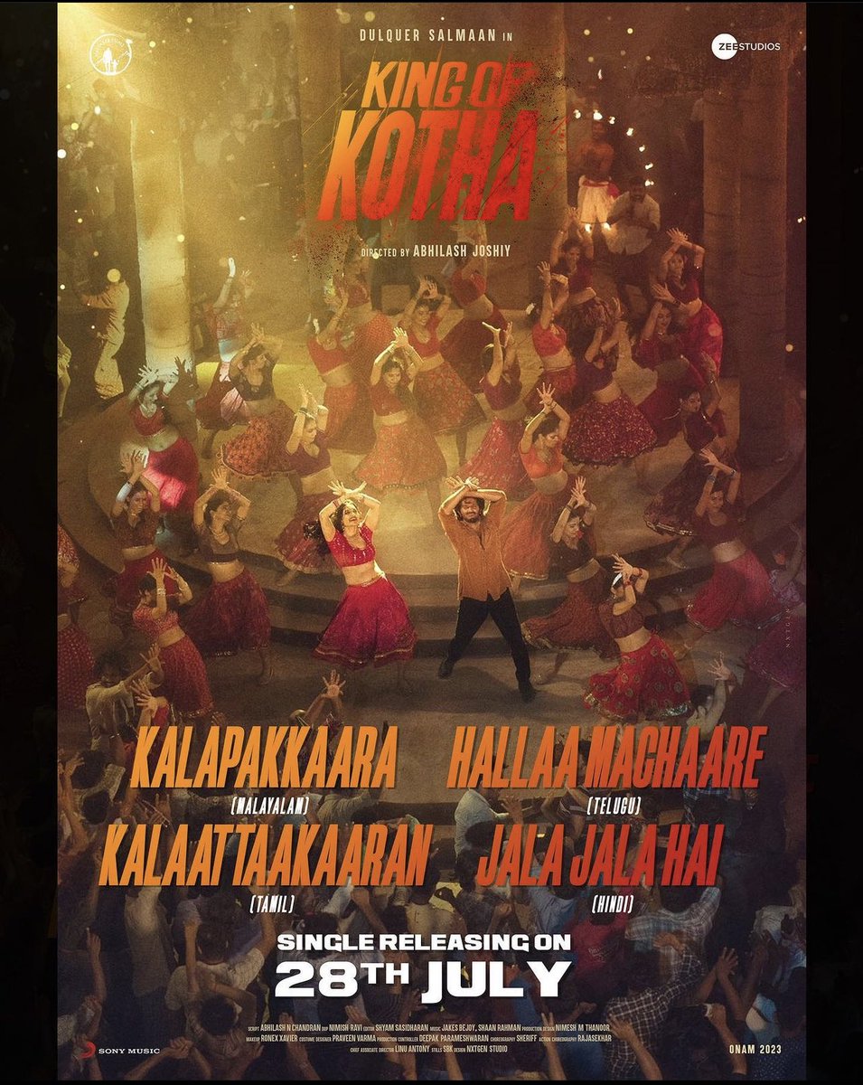 MeenuShreya's tweet photo. @shreyaghoshal’s SONGS FROM 4+2 LANGUAGES ARE DROPPING TOMORROW!!🔔‼️
#KingOfKotha songs👇
#Kalapakkaara - Malayalam
#Kalaattaakaaran - Tamil
#JalaJalaHai - Hindi
#HallaaMachaare - Telugu
#CokeStudio collab - Bangla+Egyptian language(may be)
QUEEN RULING THE ENTIRE WORLD🌍🫶 https://t.co/58Fe0naoUy