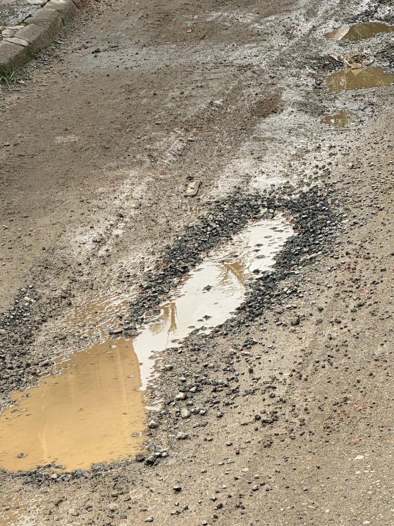 RisingVarthur's tweet photo. *Varthur ward in Shambles continues* ward roads, major roads, CDP roads all under pathetic conditions. It’s been only 3months these roads got the fix after much deliberations. Sorahunse, Varthur, Halasahalli, Balagere Panathur, Balagere to Gunjur roads have developed craters. https://t.co/obWaMODNsG
