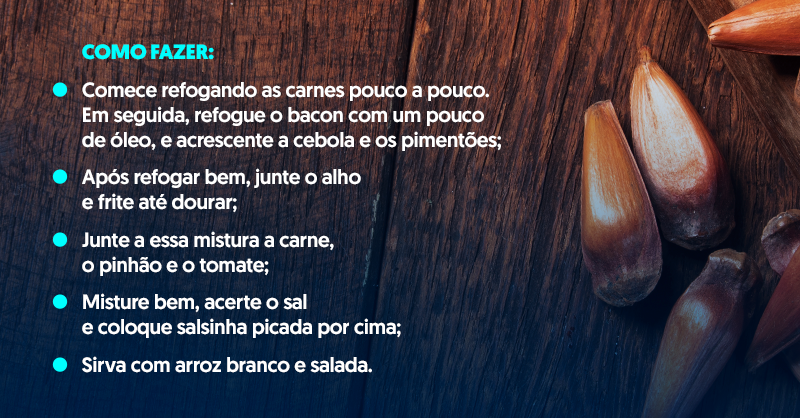 CompagasOficial's tweet photo. Se tem uma coisa que faz o coração do paranaense bater mais forte é comer pinhão nesse friozinho, né? 

Olha só essa receita! 👇 https://t.co/XoUjGhYuEt