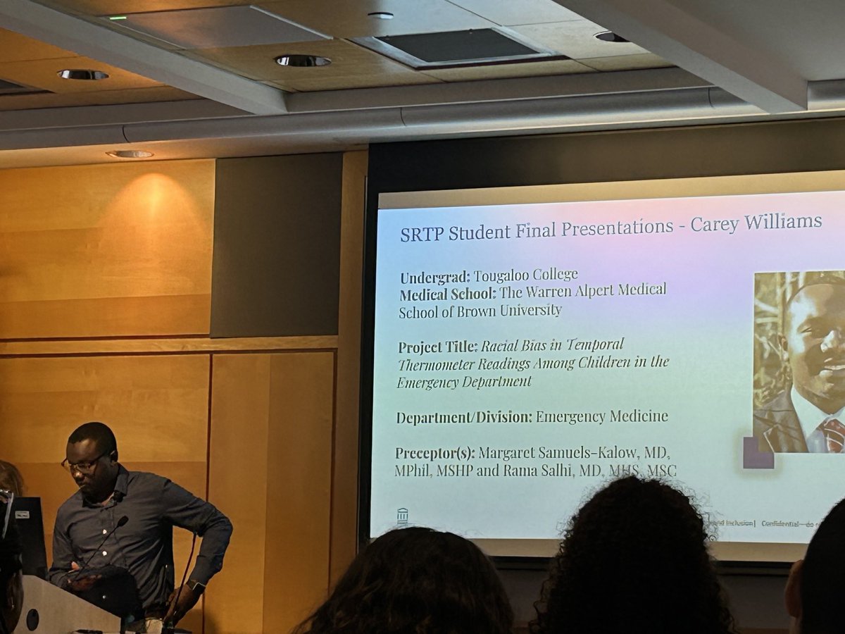 Fantastic presentation by Carey and the SRTP students this morning! ⁦<a href="/RamaSalhiMD/">Rama Salhi</a>⁩ ⁦<a href="/mghcdi/">MGH CDI</a>⁩ ⁦<a href="/k_sauser/">Kori S Zachrison, MD, MSc</a>⁩