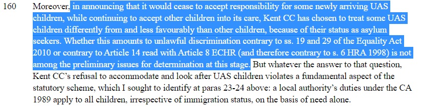 probonopaul's tweet photo. And interestingly there are several references to the fact that, when Kent CC reached capacity and announced it would no longer accept newly arriving UAS children in its area, it *continued to accept other children*.
9/ https://t.co/Z0yt0PncTZ