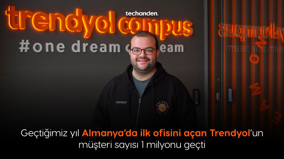 techanden's tweet photo. Geçtiğimiz yıl Almanya’da ilk ofisini açan Trendyol’un müşteri sayısı 1 milyonu geçti
@Trendyol #trendyol 

https://t.co/6FrODZ5pAZ https://t.co/S3giOl11sd