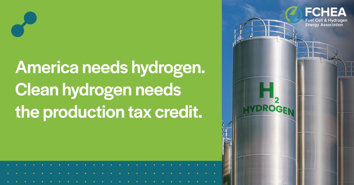 PlugPowerInc's tweet photo. The U.S. cannot achieve its climate goals without clean, domestic #hydrogen. The clean hydrogen industry needs the full extent of the production tax credit to get off the ground. Get the facts: https://t.co/S1pazjJ6KO https://t.co/mNRQLOSIAN