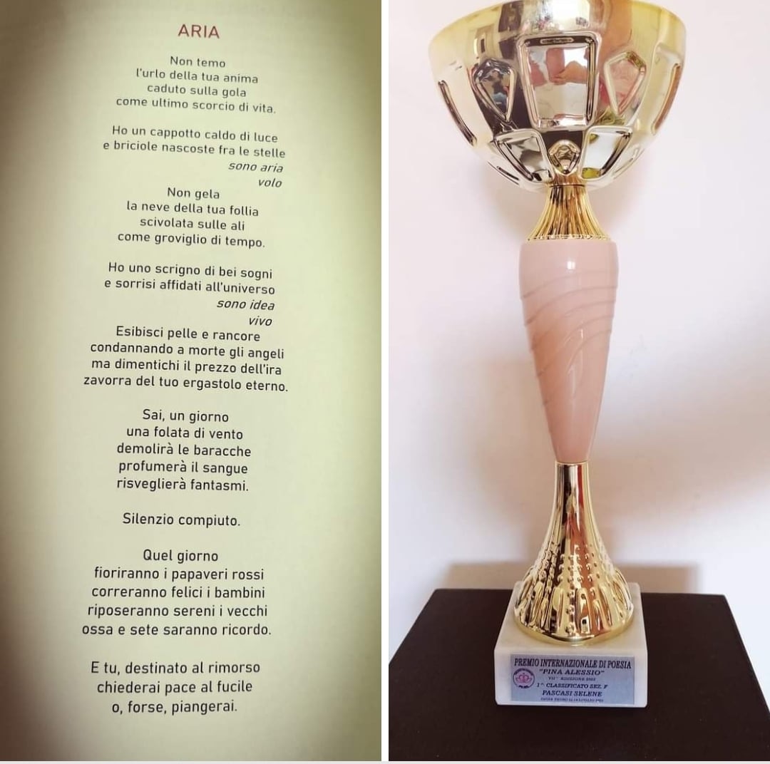 Prima classificata al Premio Internazionale Pina Alessio. Lirica dedicata all'Olocausto #poesiacontemporanea #poesie #poesiaitaliana #poesiadelgiorno #poetesse #ioleggoperché #passionelibri #aunricordodate #auschwitz #olocausto #ebrei #memoria #scriverepoesiaedizioni