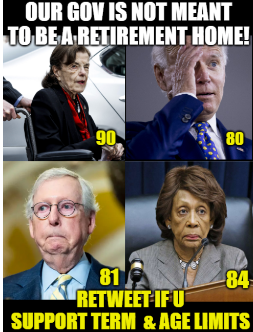 Liana53160's tweet photo. The US Needs Term &amp; Age Limits! https://t.co/y83EGN0QAq