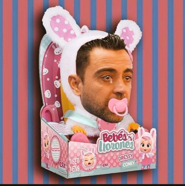 FiltrosReal's tweet image. Primer partido de la temporada y ya esta a la venta el muñeco más indesiable #BarcaArsenal #llorones 😆