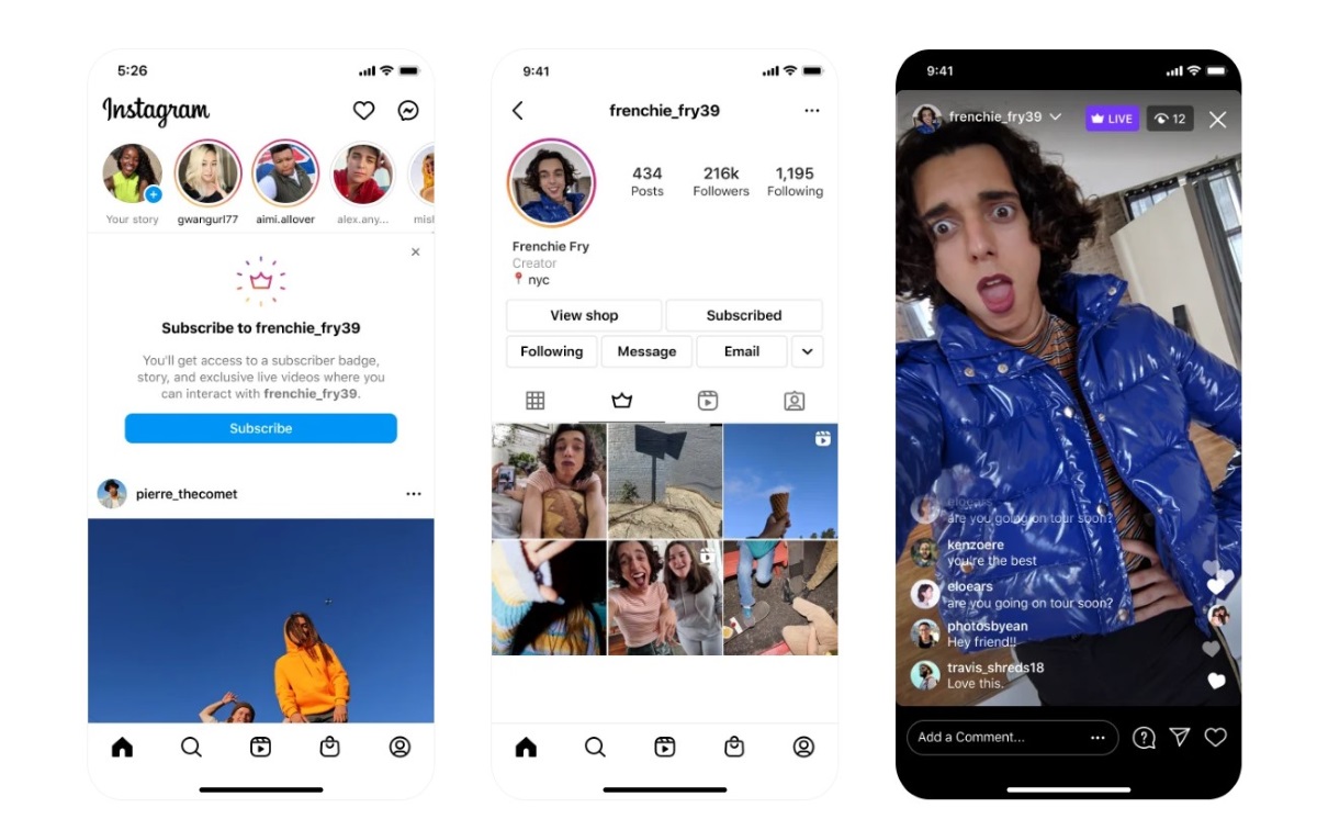 #Instagram : en France, les créateurs vont pouvoir lancer des abonnements payants.

Dans les prochaines semaines, les créateurs Instagram pourront proposer un abonnement payant, donnant accès à des contenus exclusifs