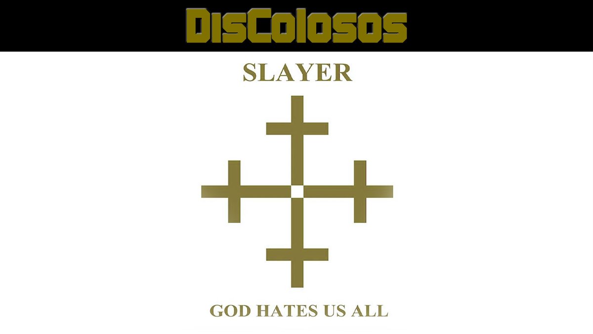 maldadreyes's tweet photo. Nuevo video de #ElMaldad de la sección de #DisColosos, en esta ocasión el #GodHatesUsAll de #SLAYER, haz click en el enlace para verlo:
https://t.co/nt9fm8oa29 https://t.co/4vfWJ3t6gq
