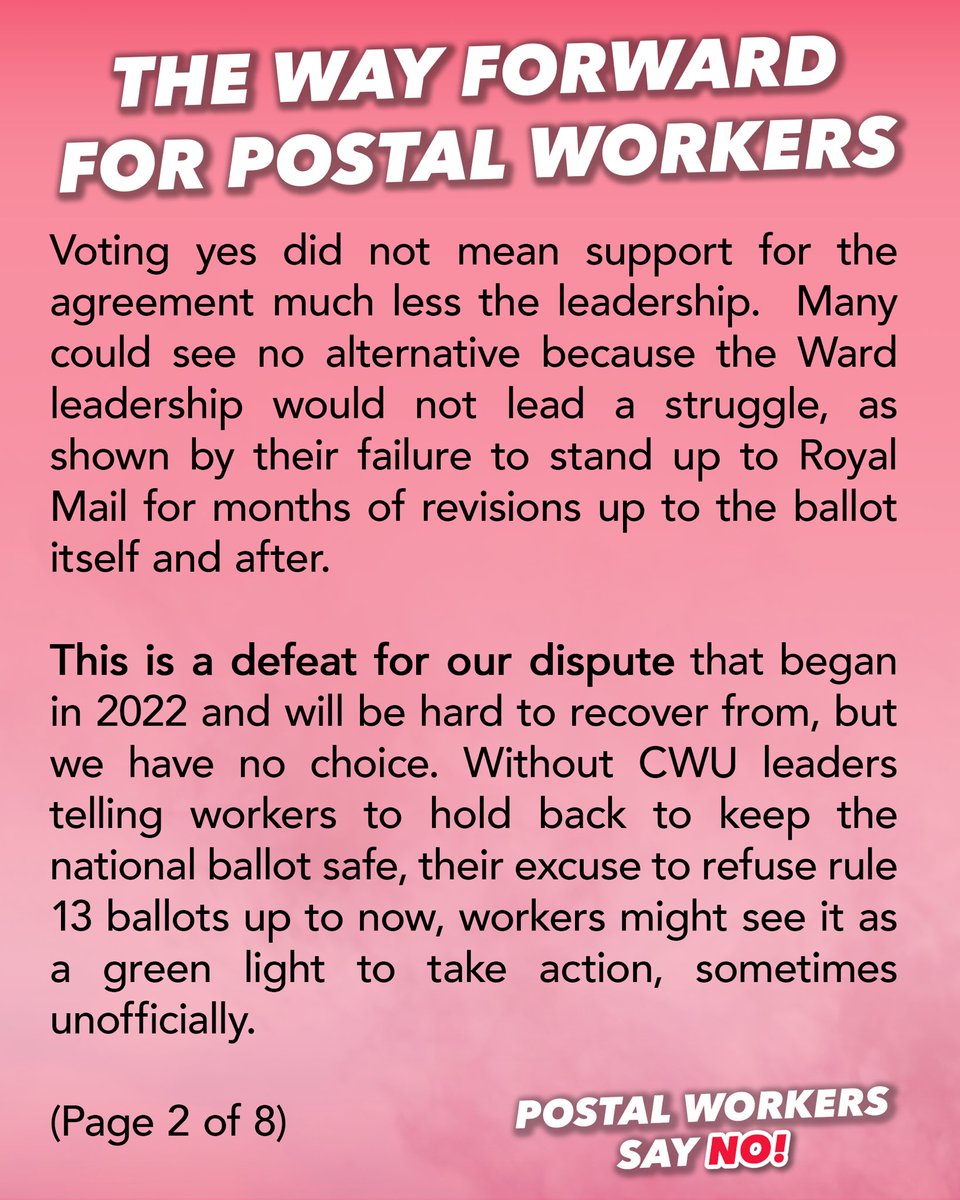 Postal Workers Say No tweet media
