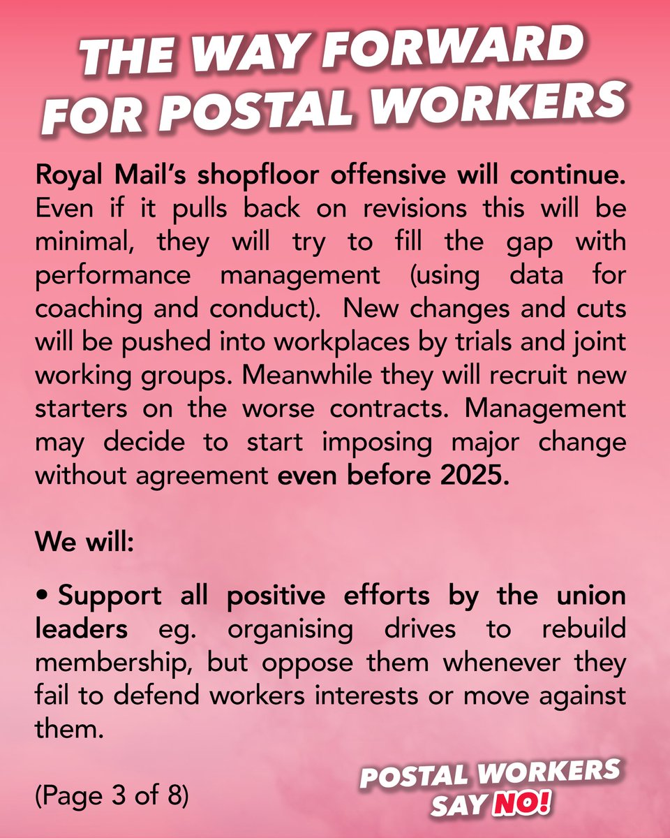 Postal Workers Say No tweet media