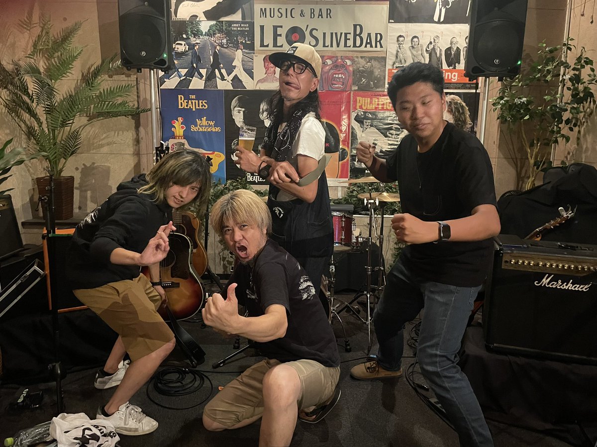LeosLivebar's tweet photo. 本日のレオズのイベントも最高でした!!
ツチハシノブユキ
竹田侑海
さとうもとき
勇助
御来場、配信ご視聴頂いた皆様ありがとうございました🎉
#アイラブユーだぜ
#ボリビーラ
#おつかレオズ https://t.co/PPOTVGLMTu