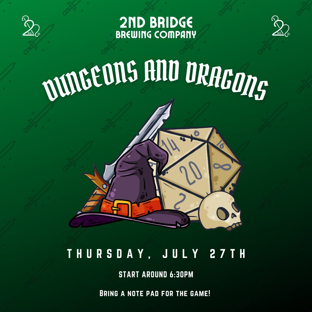 2nd Bridge Brewing Co. (@2ndbridgebrewco) on Twitter photo 