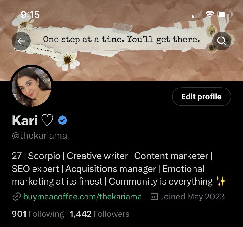 thekariama's tweet photo. Serious about growing your Twitter account? Nothing is beyond your reach.

👉🏼 Tweet compelling content
👉🏼 Tweet 2-3 times per day
👉🏼 Reply to tweets and send DMs
👉🏼 Rely on a grammar checker
👉🏼 Ask questions
👉🏼 Be vulnerable
👉🏼 Celebrate milestones

My before &amp; after journey: ✨ https://t.co/BIM4htb7Ka