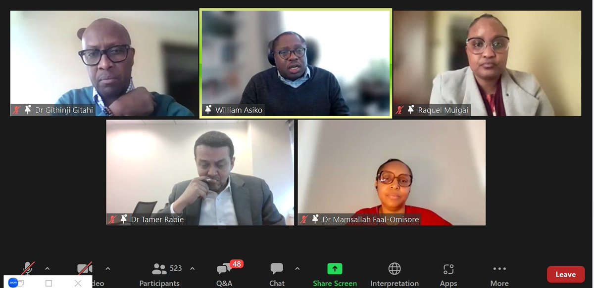 Amref_Worldwide's tweet photo. We need to empower community health promoters, professionalise the cadre and engage them to support early warning and response, and collect real-time data that governments can use in decision-making for climate-health interventions - William Asiko, Vice President, @RockefellerFdn. #ClimateAction #AfricaDialogues #ClimateActionNow @DalbergTweet