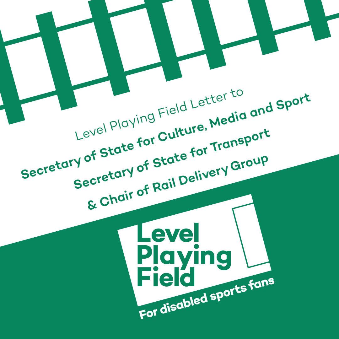lpftweets's tweet photo. ✉️ Level Playing Field has written to @lucyfrazermp, @Mark_J_Harper and Steve Montgomery, to challenge railway ticket office closure proposals.
✍️ Disabled Supporters' Associations across England and Wales signed the letter.
Read➡️https://t.co/iNokRyHHWG
#NotJustTheTicket https://t.co/O6Z7dfAVvM