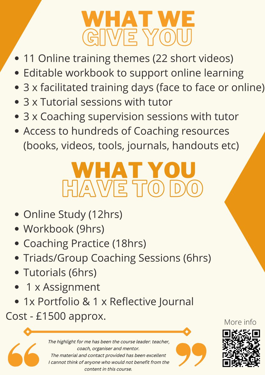 mindgapconsult's tweet photo. We have a ILM Level 5 Effective Coaching and Mentoring Qualification starting towards the end of the year! 

*8th September 2023 9am* is a free, online, no obligation taster session. 

#leadership #coaching #mentoring #qualification #free #tastersession #online #zoom https://t.co/GXyI7RZmxV