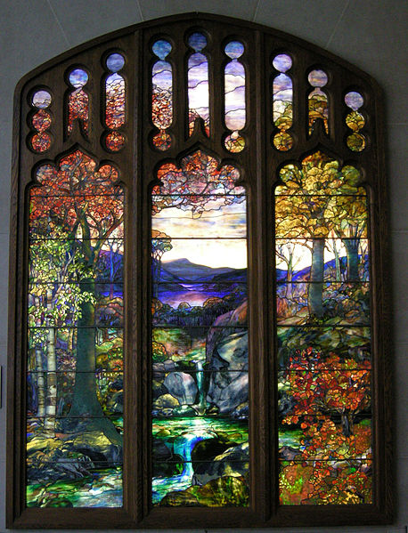 EDSITEment's tweet photo. How did Louis Comfort Tiffany bring #Art and #Science together to create his stained glass pieces?
Watch this #PicturingAmerica to learn about Tiffany’s famous “Autumn Landscape” window and John Whistler's opulent Peacock Room.
https://t.co/Tl9BSeIXRg
#edchat #ArtsEd https://t.co/MDRrSMV4kt