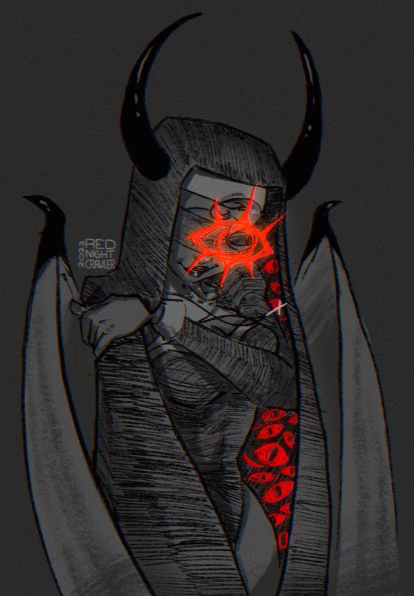 RedN1ghtCrawler's tweet photo. Art fight revenge for @Ink_e_doodles ! This nun is kind of sus. https://t.co/zxuSl9yHi7