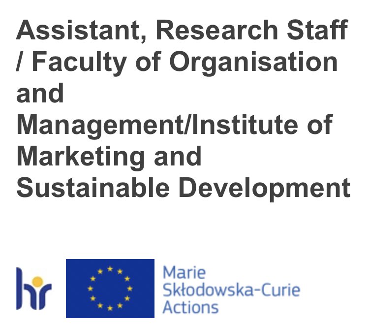 SAPIENS_Network's tweet photo. WE ARE HIRING!🙌🙌🙌

The candidate will work on the research project “Sustainability and Procurement (SAP) tools for circular textiles” at the Lodz University of Technology.

Apply now to be part of our network! 

https://t.co/rau3agpLmn https://t.co/hKXAs1uA9O