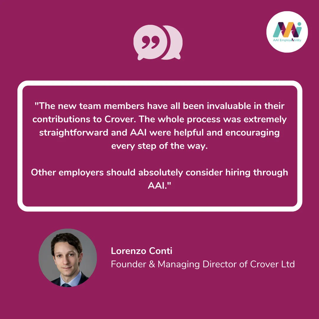 AAI assisted Crover's expansion by providing a straightforward and supportive inclusive recruitment process. Crover now has dedicated teams for web development and marketing, along with HR and financial specialists. Read more here -> bit.ly/3Wr6aJY #Hire