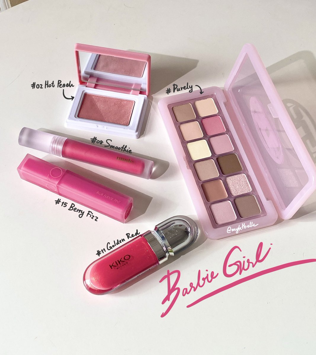 MyKtbelle's tweet photo. รวมทีม Makeup ชมพู แก๊งสาวบาร์บี้ ที่มาใหม่ ถูกใจมาก สดใสฟุดๆ 💖 https://t.co/tABRcPxIlc