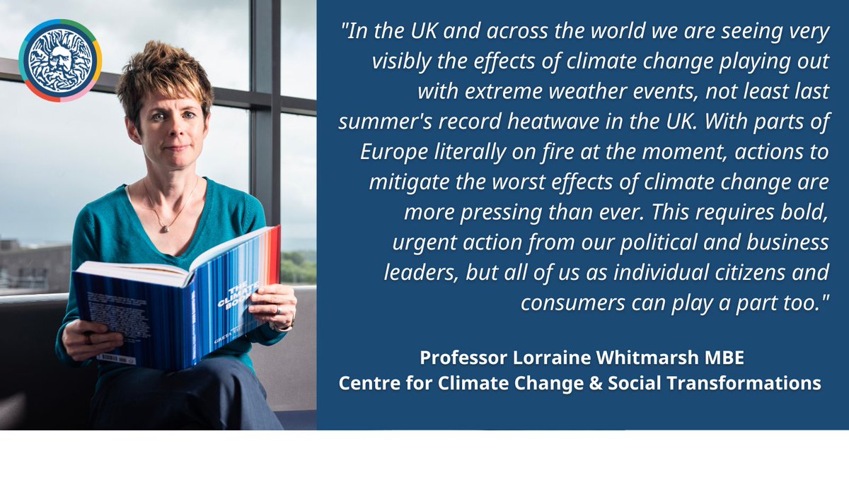 As the <a href="/metofficeUK/">Met Office - UK</a> publishes its #StateoftheUKClimate Report 2022, <a href="/UniofBath/">University of Bath</a> environmental psychologist Prof Lorraine Whitmarsh (<a href="/BathPsychology/">Psychology at Bath</a> <a href="/CAST_Centre/">CAST</a> <a href="/ClimateCrisisAG/">Climate Crisis Advisory Group</a>) reflects on the urgent actions required in response to climate change (1/3) ⤵️